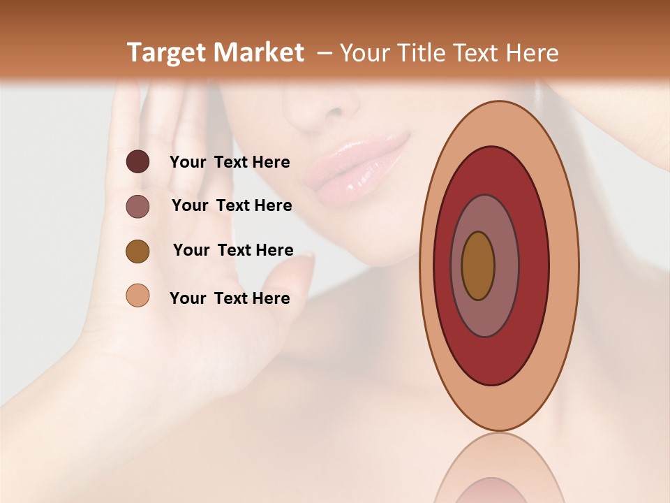 Caucasian Attractive Portrait PowerPoint Template