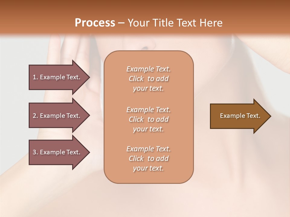 Caucasian Attractive Portrait PowerPoint Template