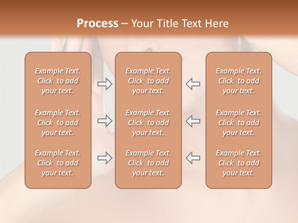Caucasian Attractive Portrait PowerPoint Template