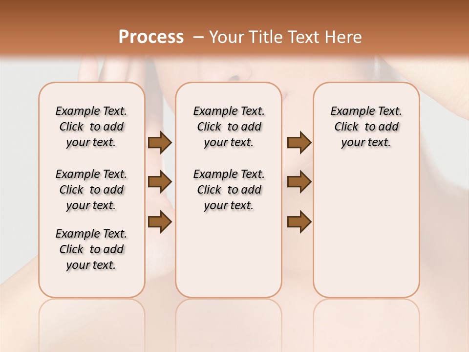Caucasian Attractive Portrait PowerPoint Template