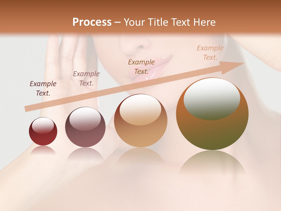 Caucasian Attractive Portrait PowerPoint Template