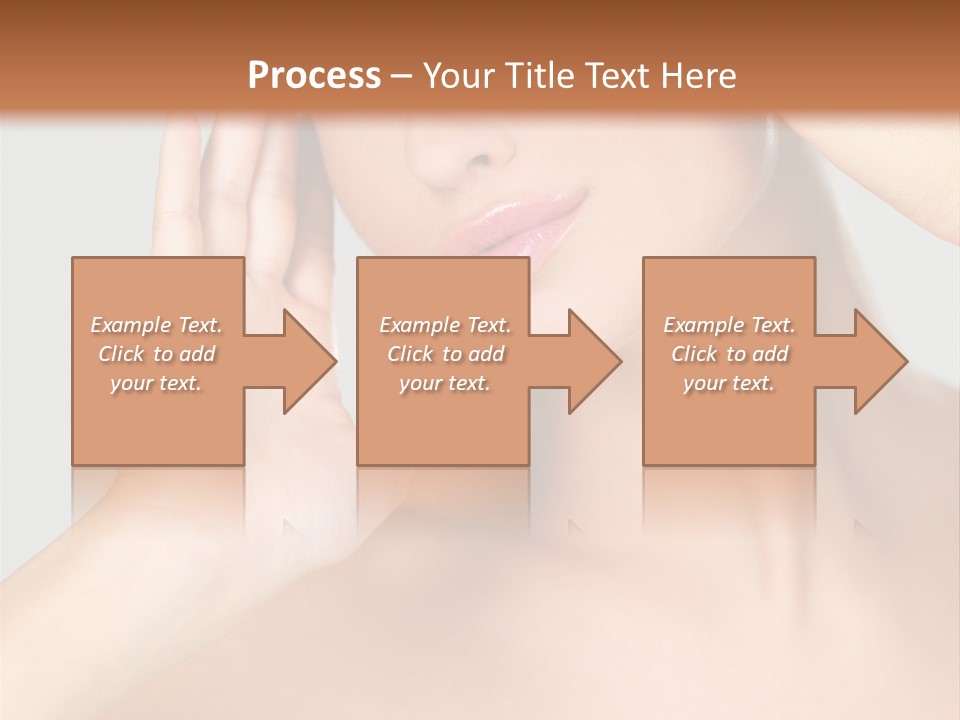 Caucasian Attractive Portrait PowerPoint Template