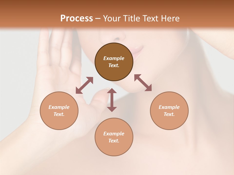 Caucasian Attractive Portrait PowerPoint Template