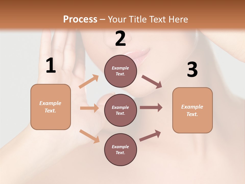 Caucasian Attractive Portrait PowerPoint Template