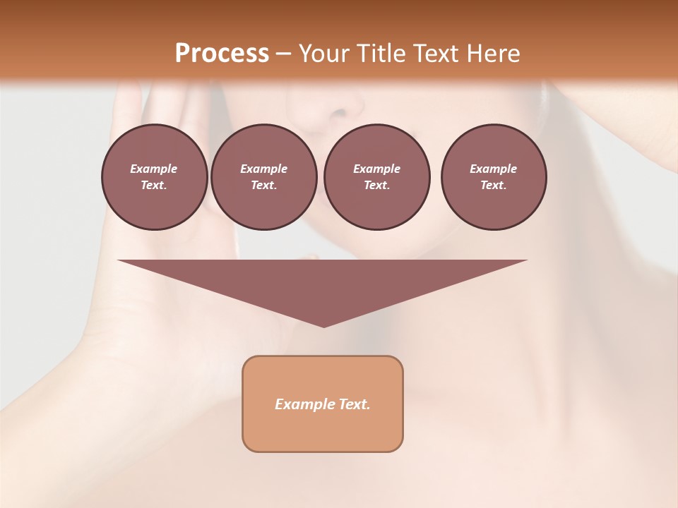 Caucasian Attractive Portrait PowerPoint Template