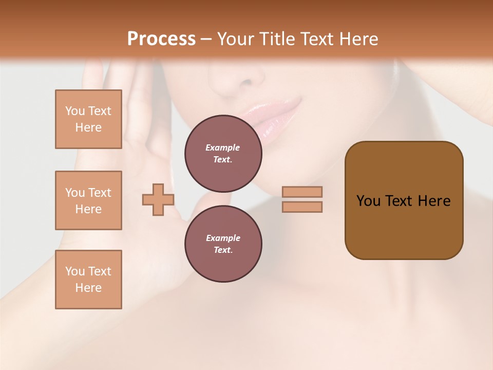 Caucasian Attractive Portrait PowerPoint Template