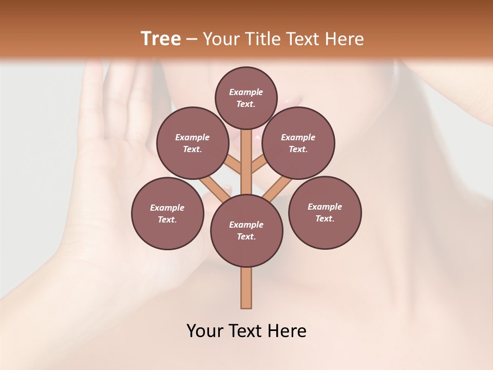 Caucasian Attractive Portrait PowerPoint Template