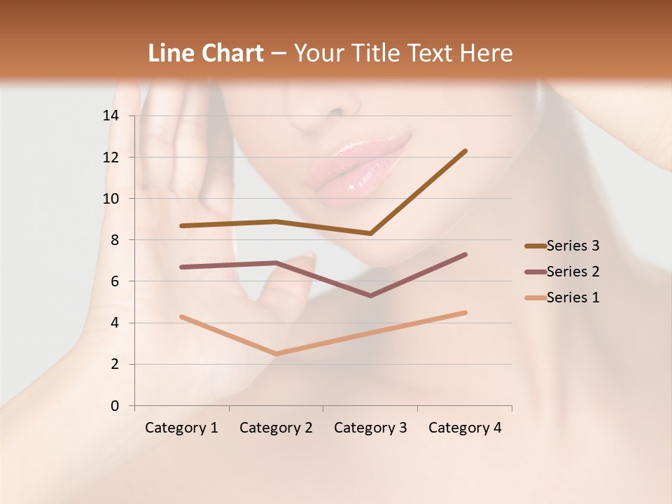 Caucasian Attractive Portrait PowerPoint Template