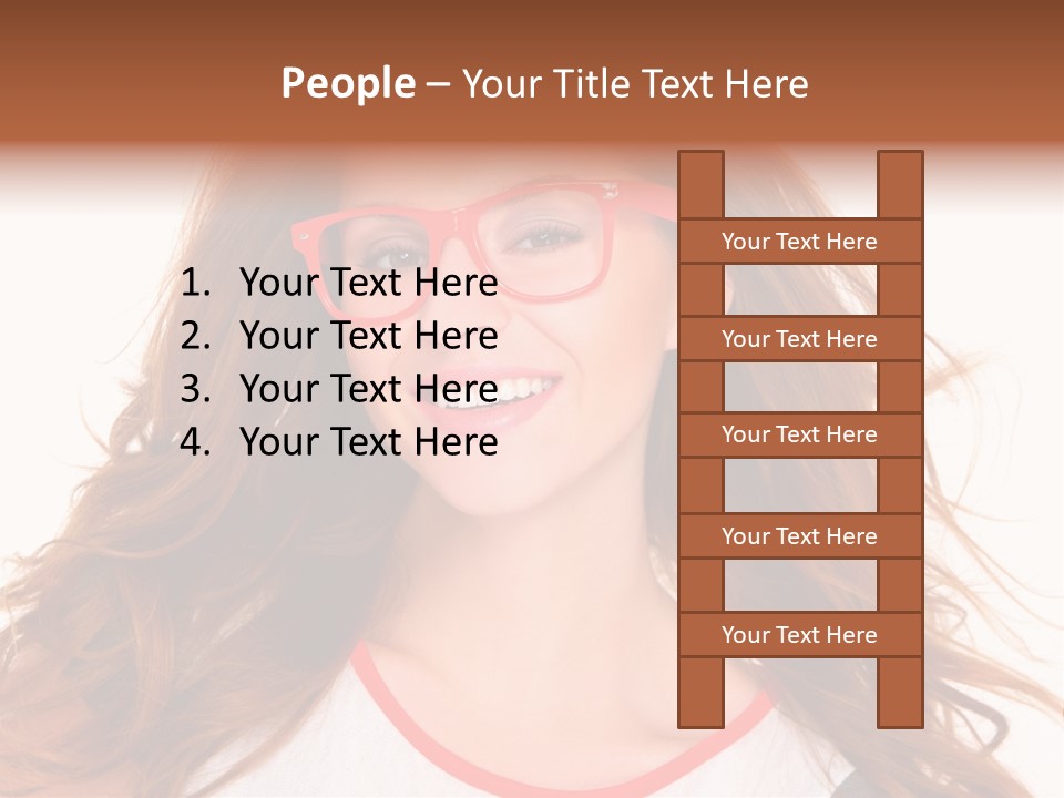 Cute Y People PowerPoint Template