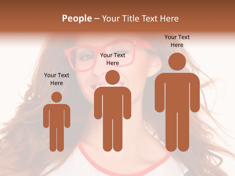 Cute Y People PowerPoint Template