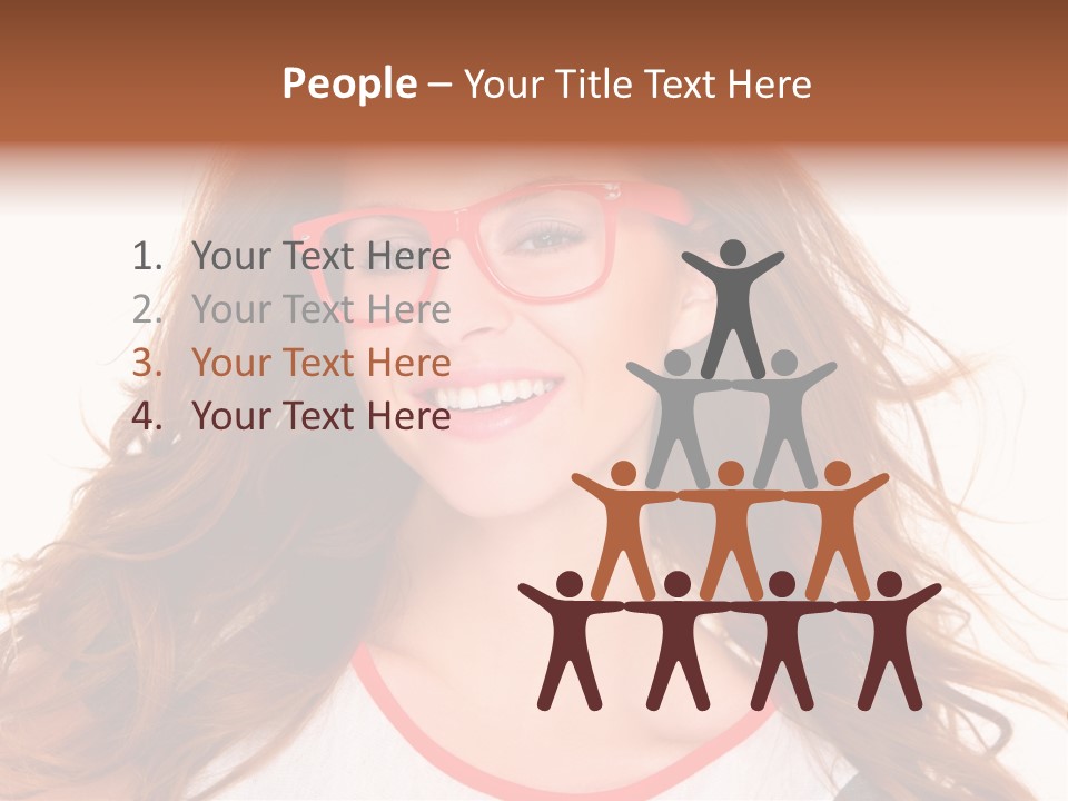 Cute Y People PowerPoint Template