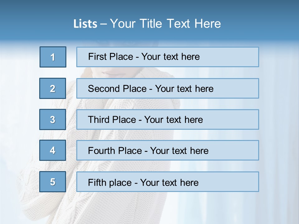Female Stylish Lady PowerPoint Template