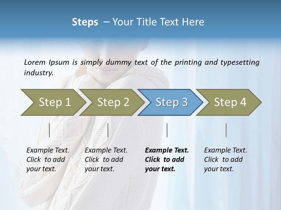 Female Stylish Lady PowerPoint Template