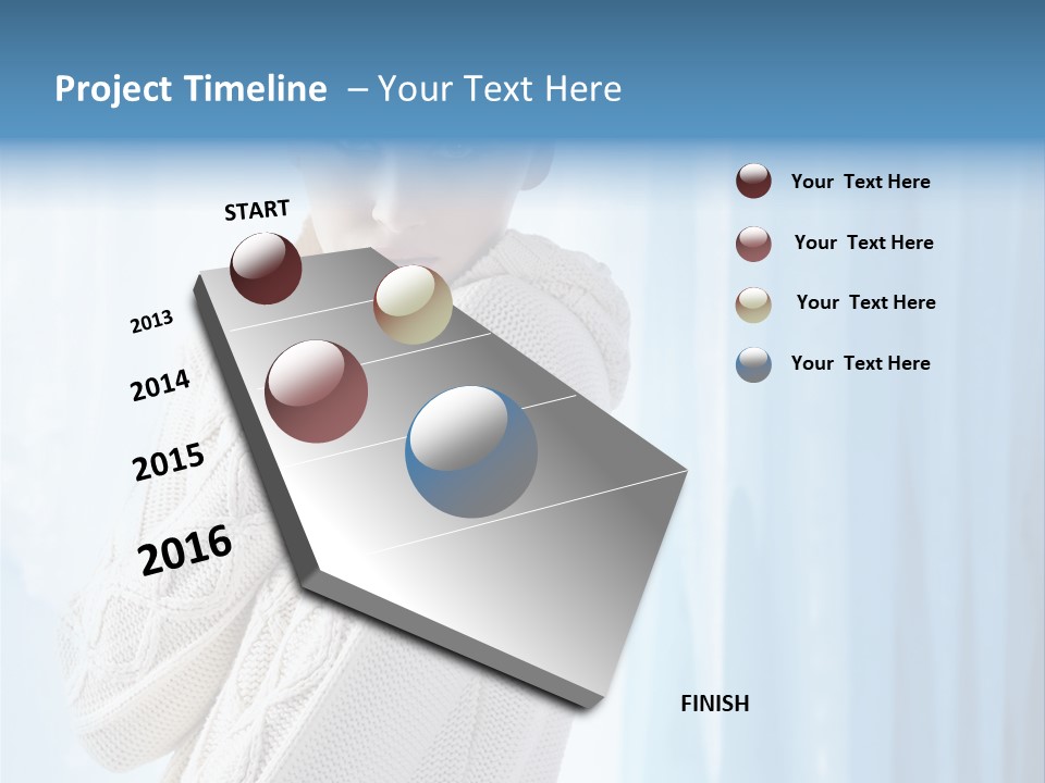 Female Stylish Lady PowerPoint Template
