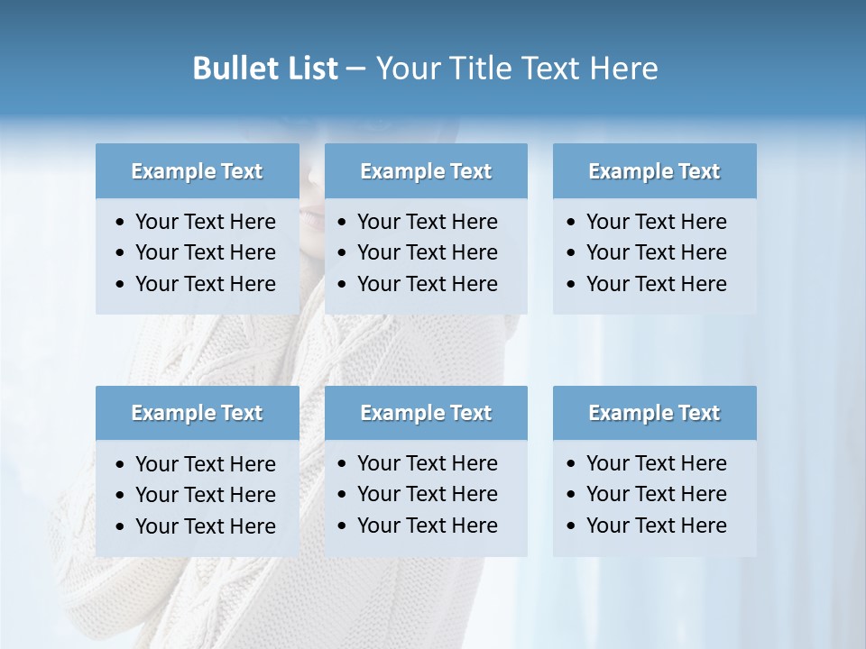 Female Stylish Lady PowerPoint Template