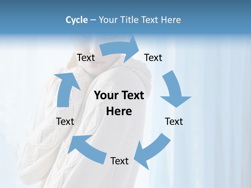 Female Stylish Lady PowerPoint Template