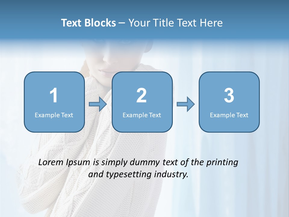 Female Stylish Lady PowerPoint Template