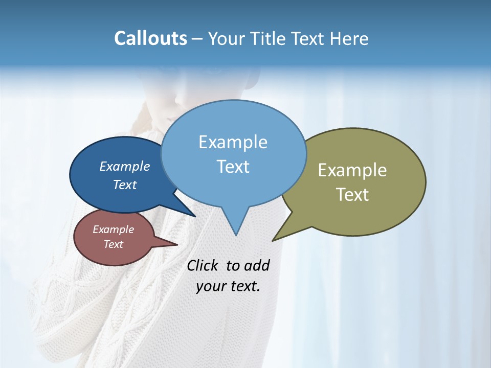 Female Stylish Lady PowerPoint Template