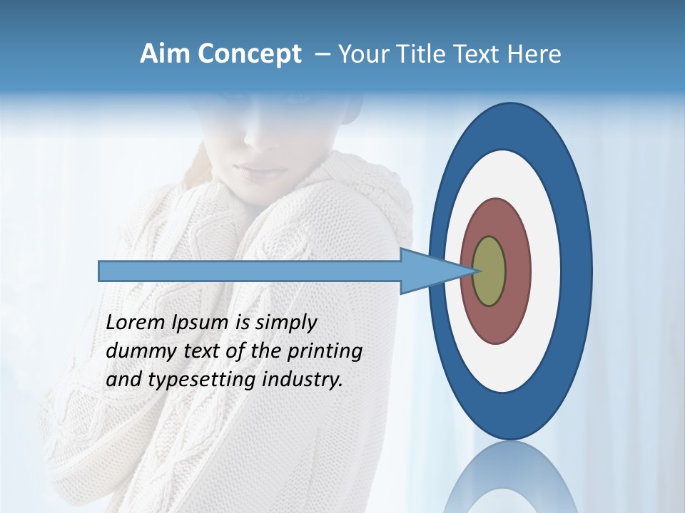 Female Stylish Lady PowerPoint Template