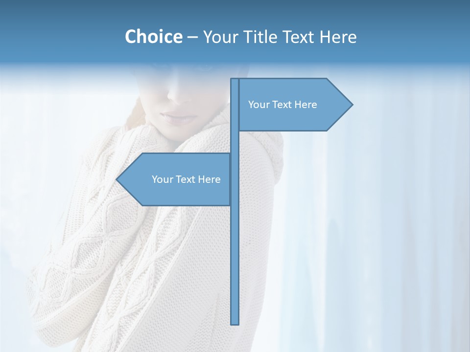 Female Stylish Lady PowerPoint Template