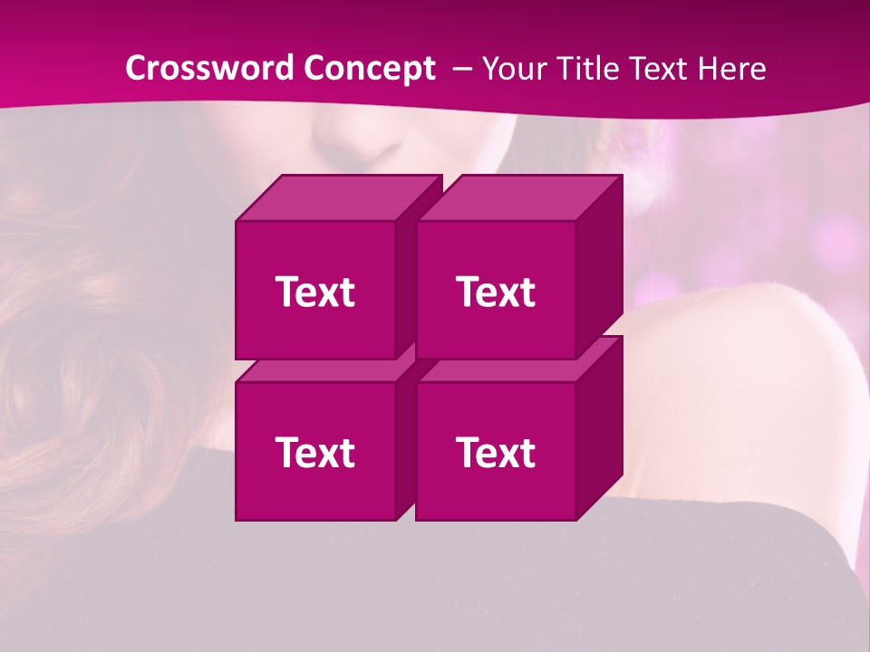 Woman Y Advertising PowerPoint Template