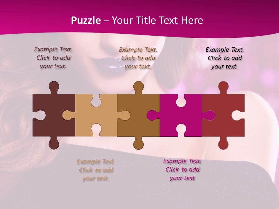 Woman Y Advertising PowerPoint Template