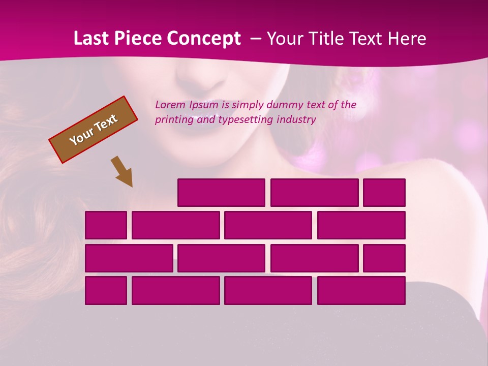 Woman Y Advertising PowerPoint Template