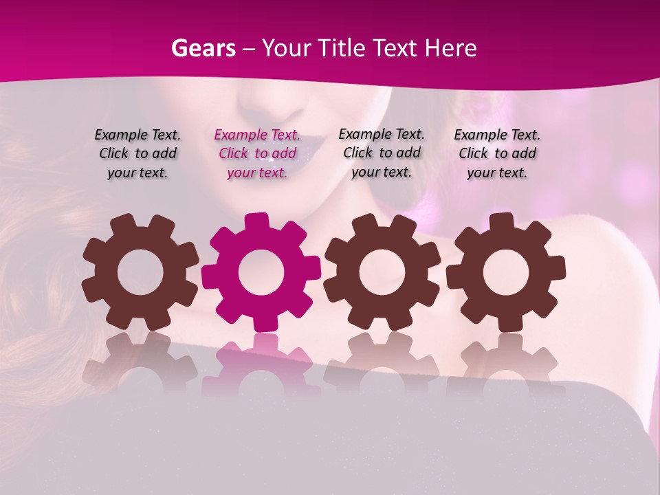 Woman Y Advertising PowerPoint Template