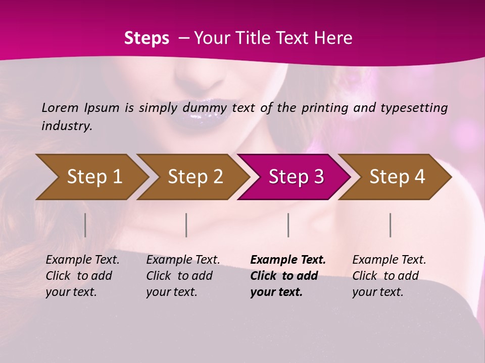 Woman Y Advertising PowerPoint Template