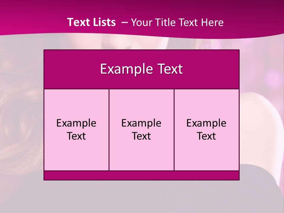 Woman Y Advertising PowerPoint Template