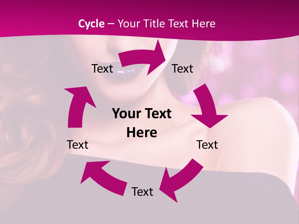 Woman Y Advertising PowerPoint Template