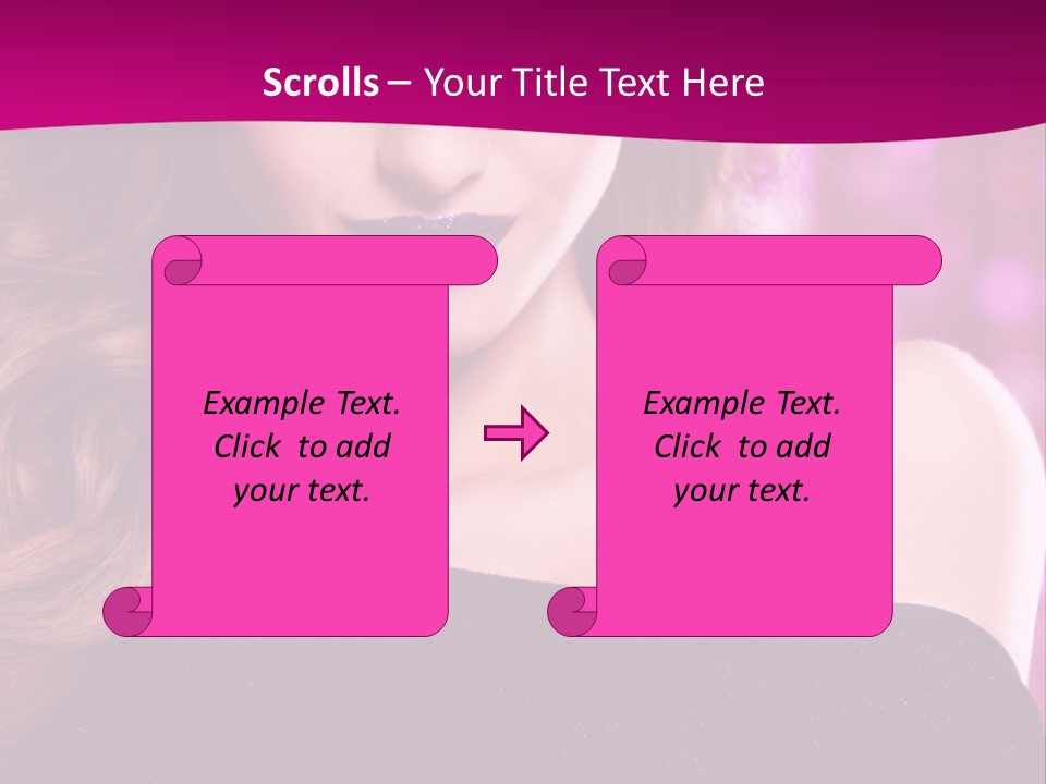 Woman Y Advertising PowerPoint Template