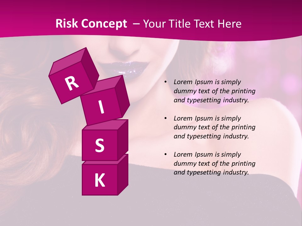 Woman Y Advertising PowerPoint Template