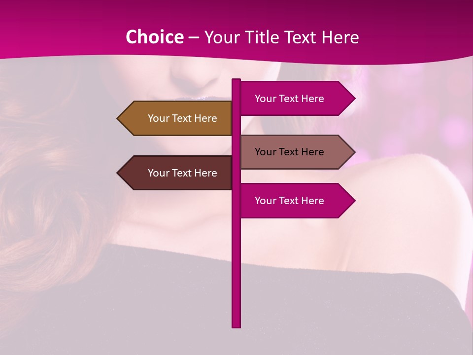 Woman Y Advertising PowerPoint Template