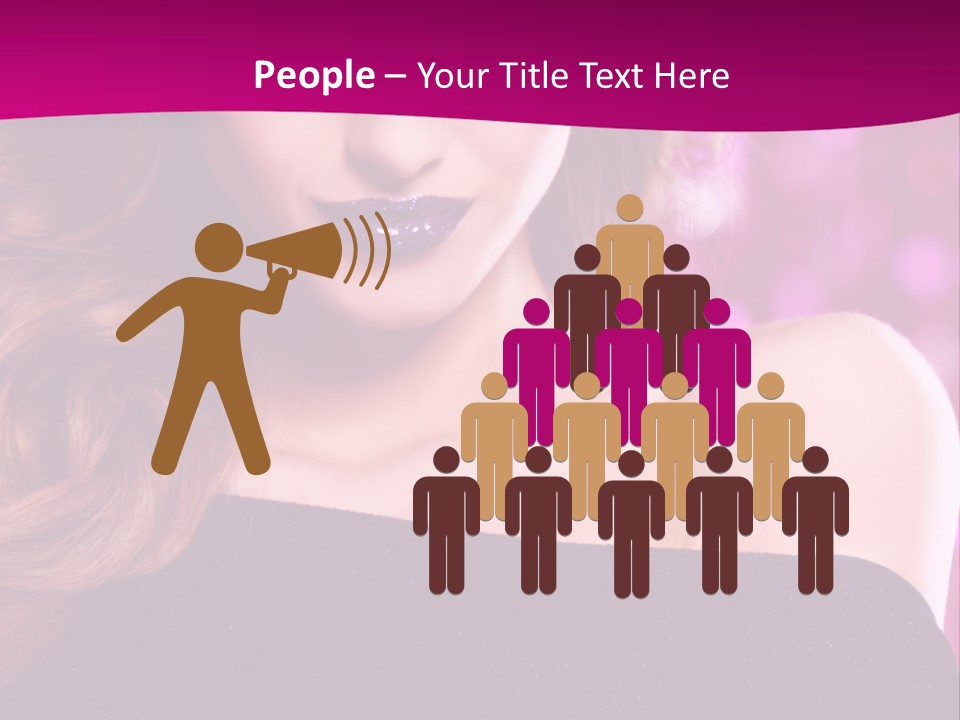 Woman Y Advertising PowerPoint Template