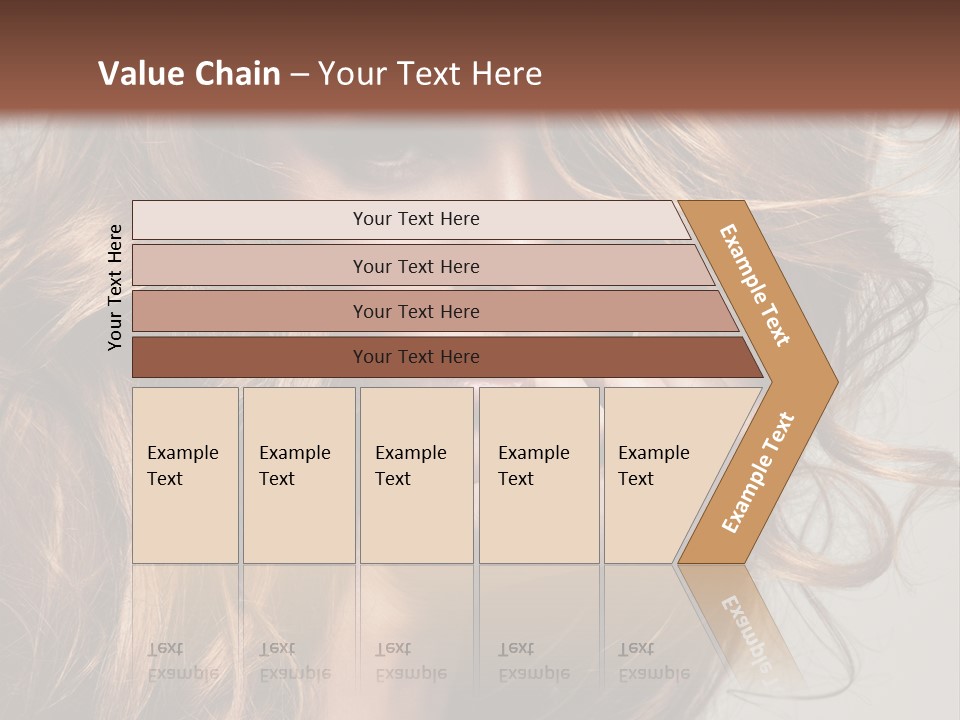 Kobiece Twarz Pani PowerPoint Template