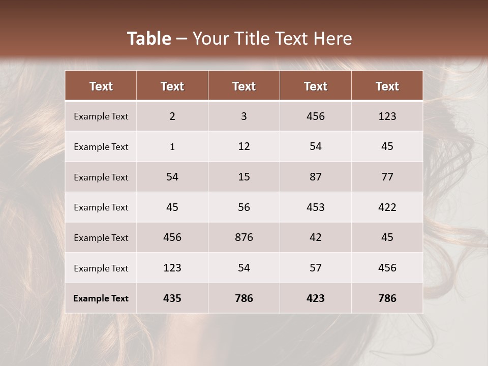 Kobiece Twarz Pani PowerPoint Template