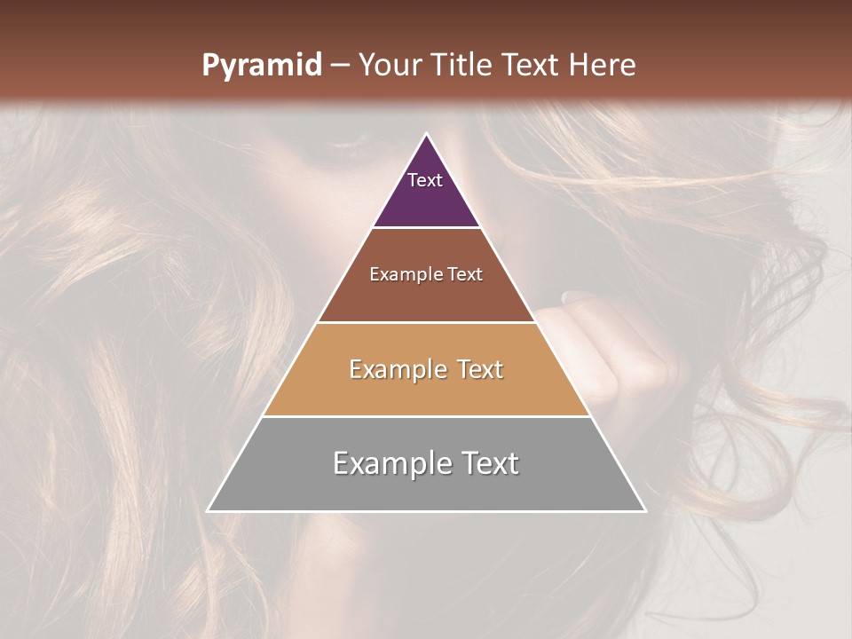 Kobiece Twarz Pani PowerPoint Template