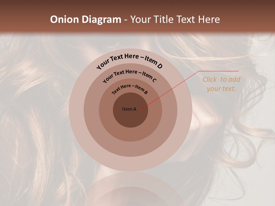 Kobiece Twarz Pani PowerPoint Template