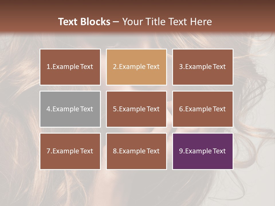 Kobiece Twarz Pani PowerPoint Template