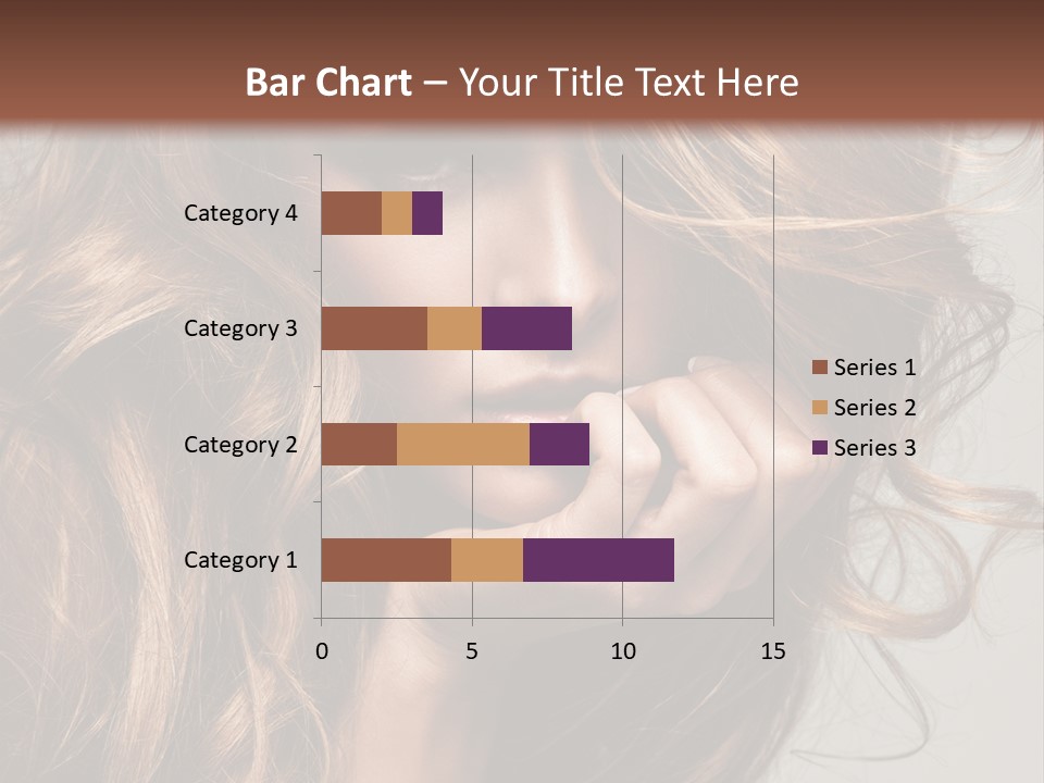 Kobiece Twarz Pani PowerPoint Template