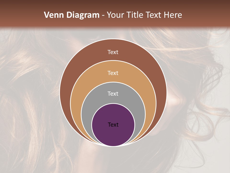 Kobiece Twarz Pani PowerPoint Template