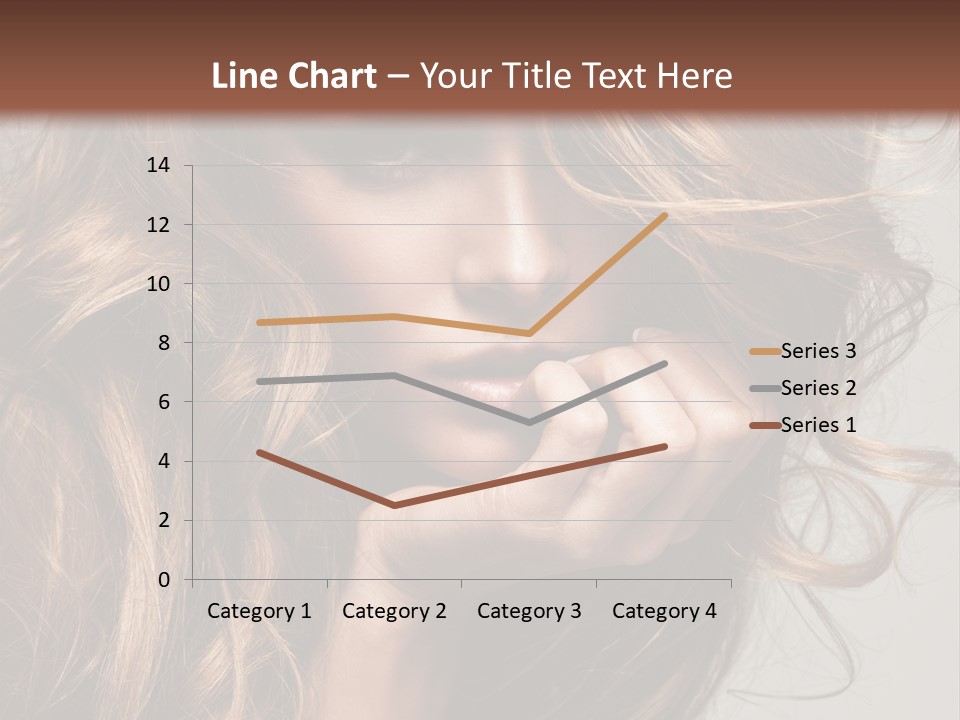 Kobiece Twarz Pani PowerPoint Template