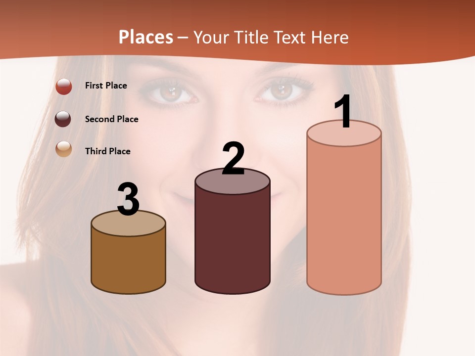 People White Girl PowerPoint Template