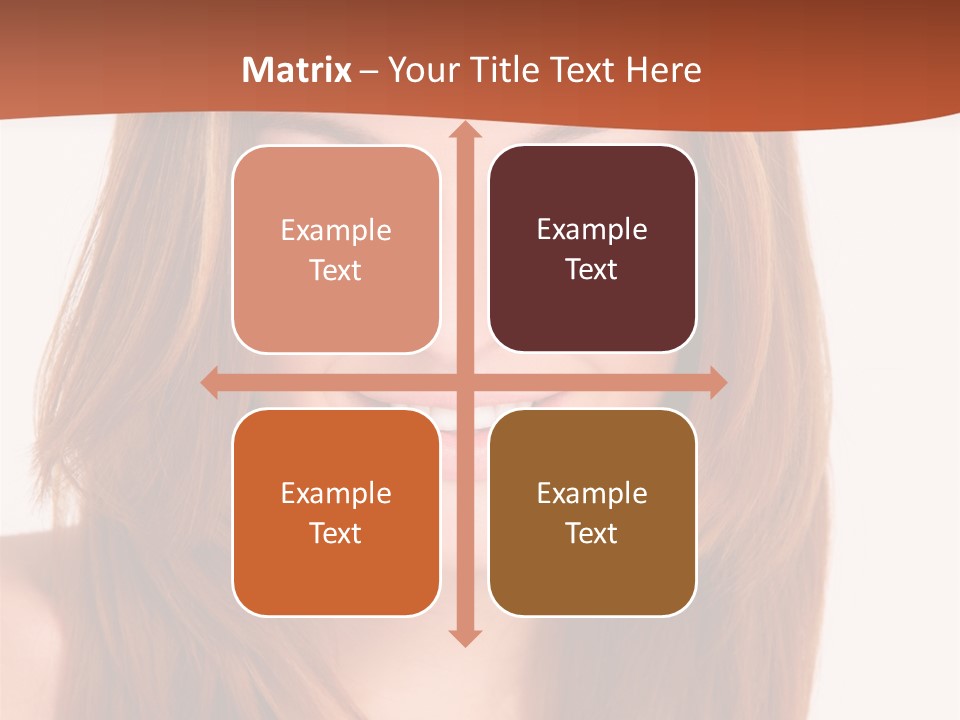 People White Girl PowerPoint Template