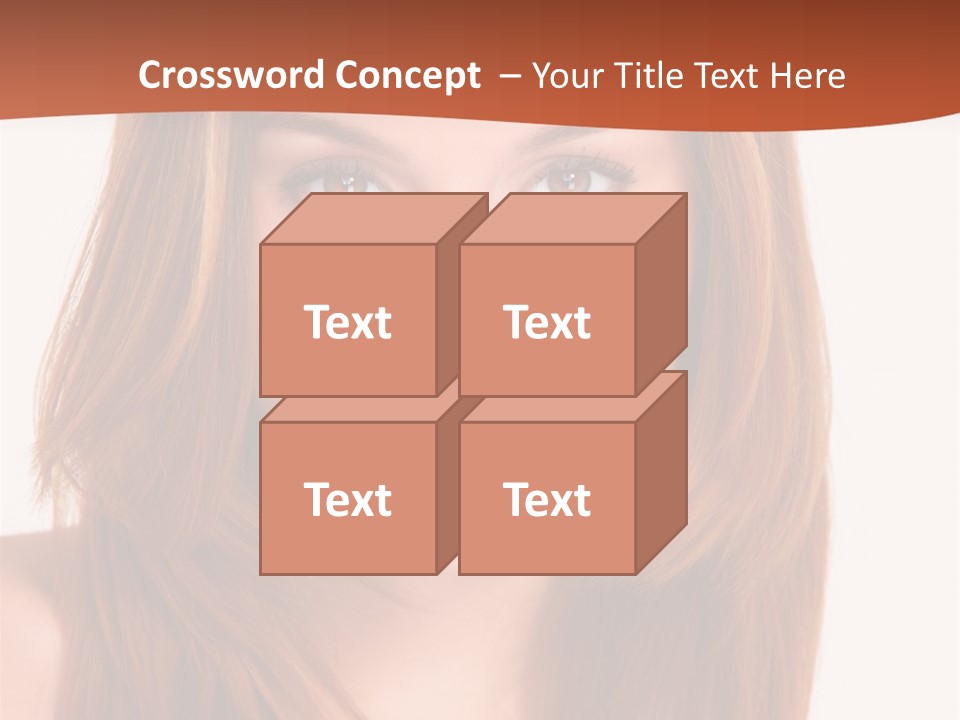 People White Girl PowerPoint Template