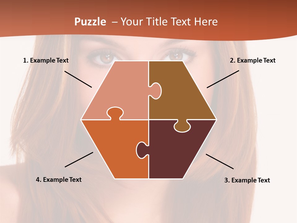 People White Girl PowerPoint Template