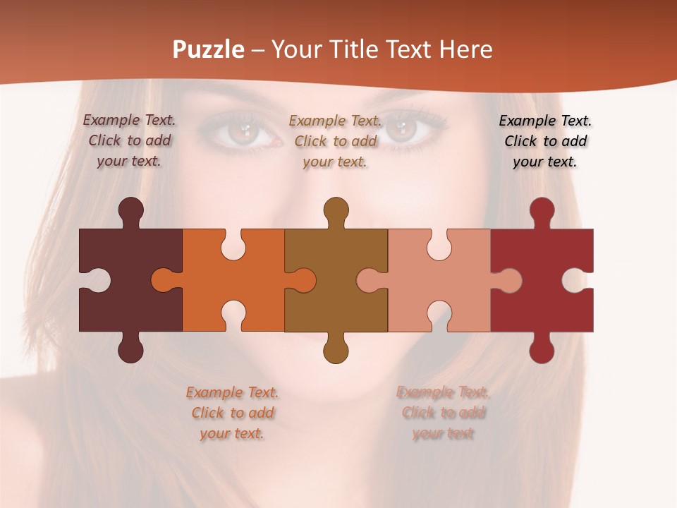 People White Girl PowerPoint Template