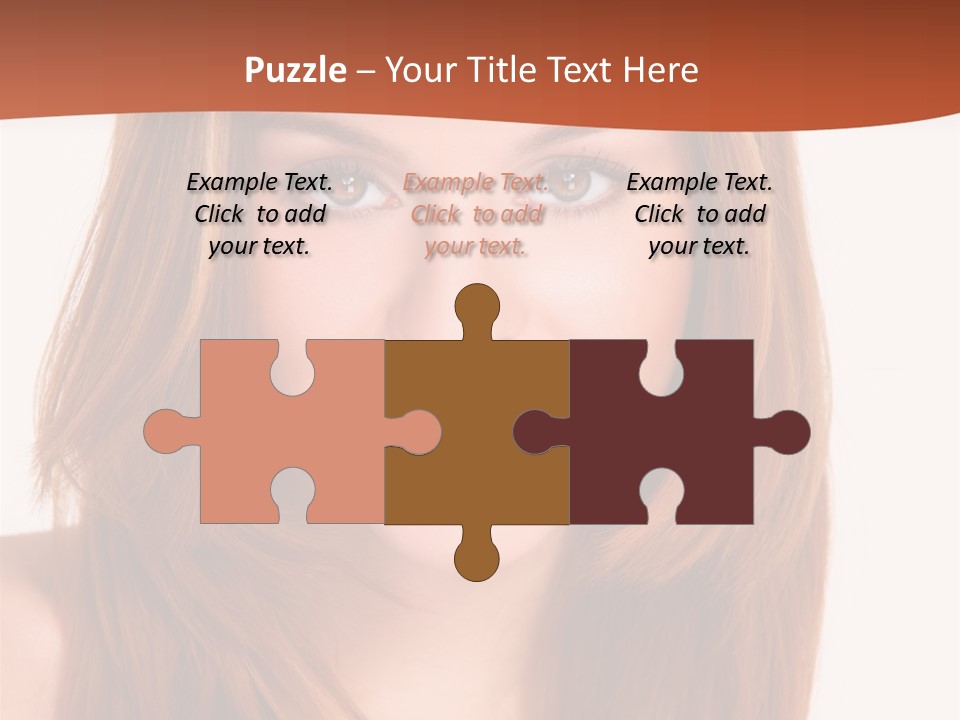 People White Girl PowerPoint Template