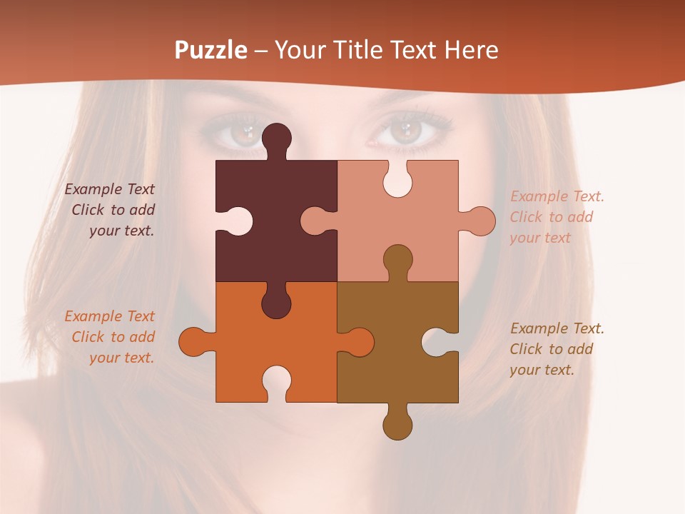 People White Girl PowerPoint Template